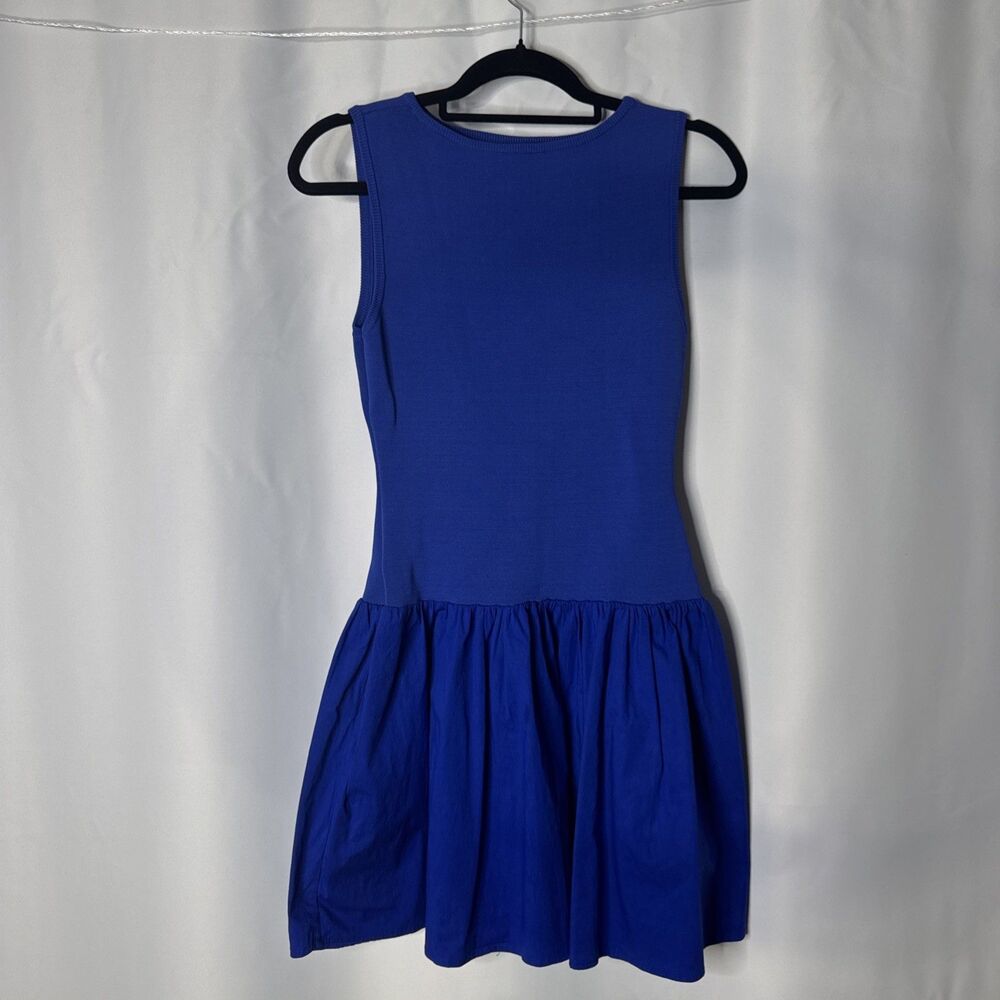 Blue Peter Som x RTR Ribbed Combo Mini Dress MSRP $325